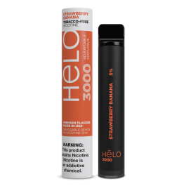 HELO 3000  STRAWBERRY  BANANA 1CT