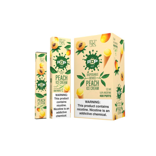 POP PEACH ICE CREAM 1CT